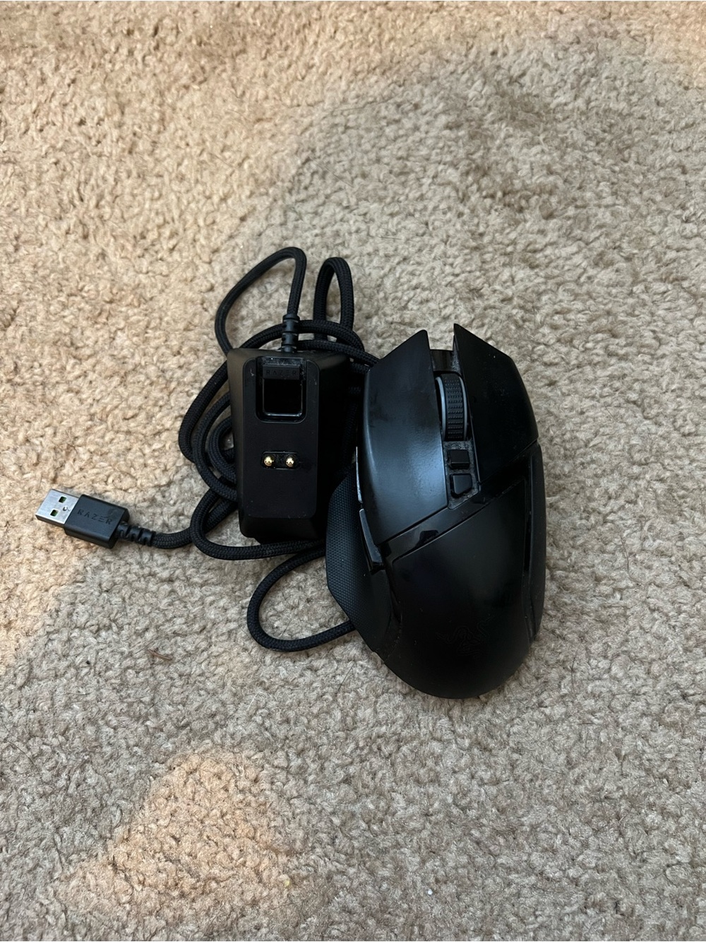 RGB Razer Keyboard, Mouse, and Mouse Pad - Picture 2 of 3